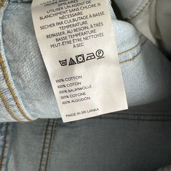 Pilcro Anthropologie Bermuda Denim Shorts 18W Blue Drawstring NWT SS-2066 - Picture 14 of 16